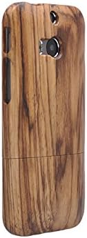 XIKEZAN Special Unique Real Handmade Natural Wood Wooden Hard Bamboo Shockproof Case For HTC One M8 (A)