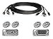 15ft All In 1 PS2 KVM Cable Kit Pro Series Plus for omniview PS2