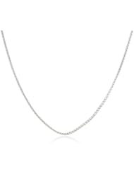 Sterling Silver Mesh Chain Necklace