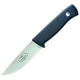 Fallkniven Military Survival Knife, 3.8 in., Leather Sheath