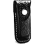 Embossed Black Leather Pouch for Huntsman Plus Swiss Army Knife