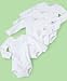 Carter's Baby Boy or Girl 4PK White L/S Bodysuit