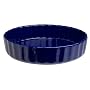 Chantal Ceramic 1-1/2 Quart Quiche Pan, Cobalt Blue