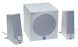 Yamaha YSTMS201W 30-Watt 2.1 Computer Speakers (3-Speaker, White)