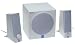 Yamaha YSTMS201W 30-Watt 2.1 Computer Speakers (3-Speaker, White)