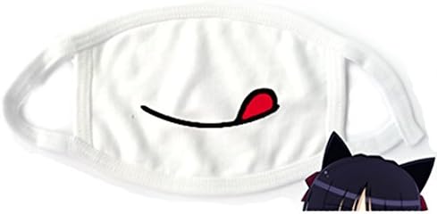 Ilucky Funny cartton personality cycling gauze mask cosplay mask no. 3 (white 6)