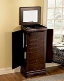 Louis Phillippe Jewelry Armoire - Marquis Cherry