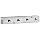 Dixon AMF43 Aluminum Air Fitting, Bar Manifold, 3/8" NPT Female, 8" Length x 1-1/2" Height
