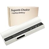 Superb Choice® New Laptop Replacement Battery for ASUS Eee PC 2G Surf, Eee PC 4G, Eee PC 4G Surf, Eee PC 701, Eee PC 8G, Eee PC 900 Replacement for A22-P701 P22-900 A24-P701 EEEPC46, White, 4 Cells