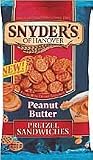 BFS029670 PRETZELS,FILL,BUTTER,PEANUT,8OZ,12CT