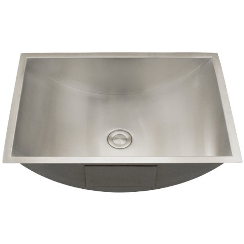 Ticor Overmount Stainless Steel Bathroom Sink