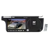 PYLE PLDSV71BK 7-Inch TFT Right Sun visor with Build-in DVD/USB-SD Card Slot (Black)