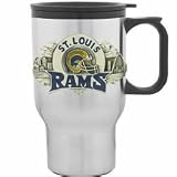 Siskiyou Sports St. Louis Rams 18 oz  NFL Stainless Steel Travel Mug