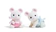 Calico Critters Milky Mouse Twins