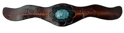 Genuine Leather Bracelet - Length: 6.5" - Width: 30 mm Dark Brown