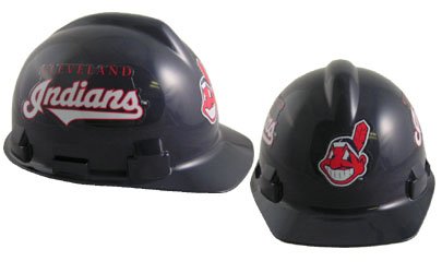 Baseball Cleveland Indians hard hats