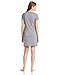 Nautica Sleepwear Women's Knit Jersey V-Neck Sleepshirt