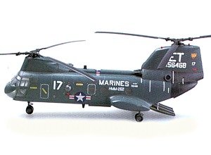 CH-46D Sea Knight Helicopter US Marines ET17 Flying Tigers (Built-Up Plastic) Easy Model MRC