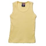 Toddler Girls Clothes PALE YELLOW Tank Top Shirt 2B REAL Girl 2T-16