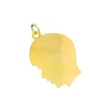 14K Yellow Gold Silhouette Boy Charm