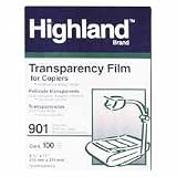 3M HIGHLAND901 8.5inx11in Transparency Film
