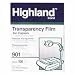 3M HIGHLAND901 8.5inx11in Transparency Film