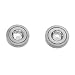 Oliver Weber Steel Collection 400-001 Stainless Steel Swarovski Crystal Mens Earrings