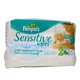 Pampers Sensitive Hypoallergenic & Latex Free Baby Wipes - 140 ea