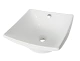 Elements of Design EV4220 Designer Fauceture Courtyard Vitreous China Bathroom Vessel, White