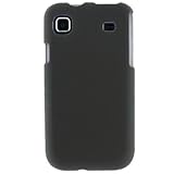 Crystal Hard BLACK Snap on Rubberized Faceplate Cover Case for SAMSUNG T959 ....