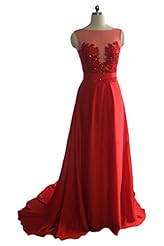 Sexy Bateau Neck Lace Satin/Tulle  Dress