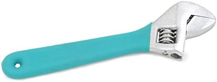 Pocket 6 inch 150mm Adjustable Spanner Rubber Grip Handle Wrench 0 ~ 20mm Jaw