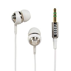 Premium Noise-Reducing Ear Buds Acoustic Style from Radius (White)