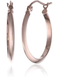 10k Pink 1.8mm Gold Hoop Earrings