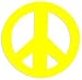 Peace Sign Tanning Bed Stickers 100 Pack