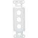 Oem Systems Company IWM-3P Decorator Style 3 Connector Plate (White)