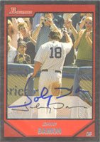 Johnny Damon, New York Yankees, 2007 Bowman Autographed Card