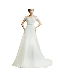 Mermaid Lace-Up Beaded Satin/Tulle  Dress with a Cathedral Train  With a Sash 