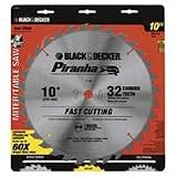 Black & Decker 10 PIRANHA® 32T Saw Blade - Carded Part No. 77-740