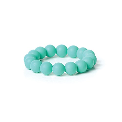Nixi Tondo Teething Bracelet, Turquoise