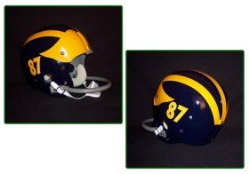 Michigan Wolverines 1956 Authentic Vintage Full Size Helmet