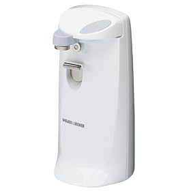 Black and Decker EC475 Tall Can Opener, White by Black & Decker