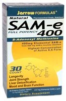 Jarrow Formulas - SAM-e 400 (Box Packaging) - 30 tablets ( Multi-Pack)