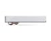 23k Rhodium Electroplated Tie Clip