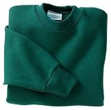 NEW Port & Company - Youth Crewneck Sweatshirt Dark Green-XS