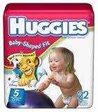 Huggies Baby-Shaped Fit Disposable Diapers, Size 6, 37+ lbs – 72/Case