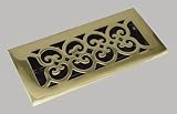 Decor Grates HS410 Floor Register 4 X 10 - Solid Brass