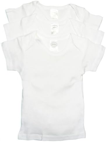 bambini Girls Pastel Variety Short Sleeve Lap Tee Shirts - 3 Pack