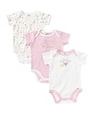 Gerber Organic 3 pk Onesies- Pink