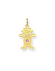 14K Girl 2.5mm Synthetic Feb